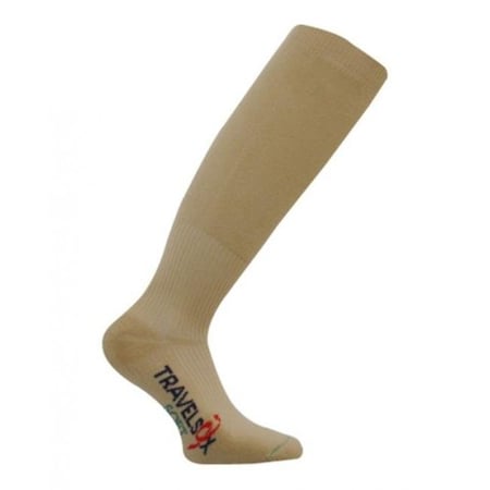 Travelsox Travelsox TSS 6000 Travelsox Soft Padding OTC Socks; Khaki - Small TSS6000_KH_SM